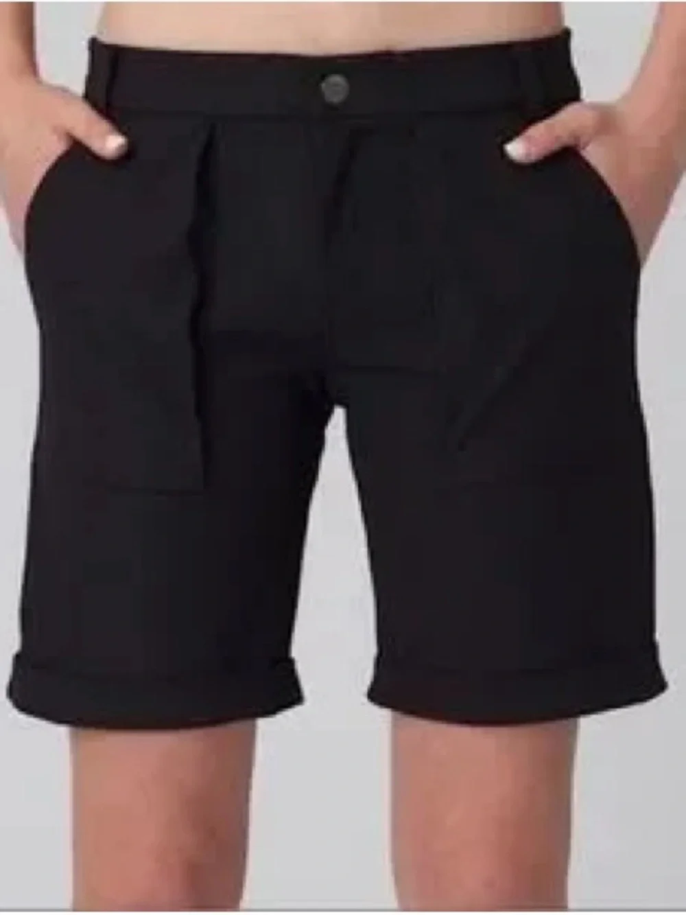 Ivivva by Lululemon Match Driver Bermuda Shorts in Black, Girl’s size 14
